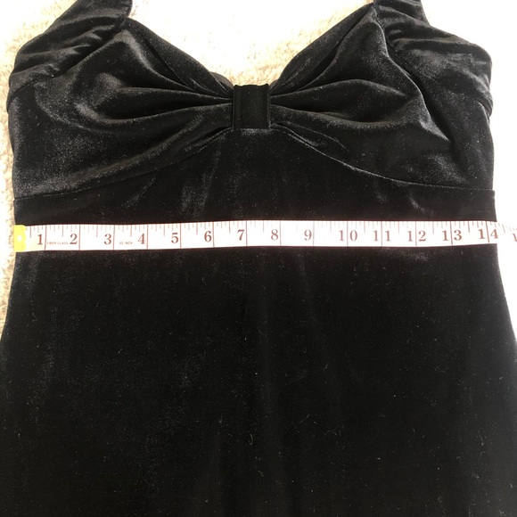 VTG HUGO BUSCATI VELVET PROM GOWN SIZE SMALL - Picture 9 of 10